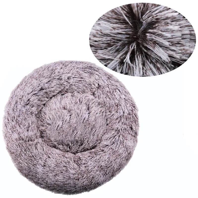 Lit Rond Ultra Douillet Gris Brume - Animondes
